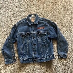 Vintage 90s‎ Winn Dixie Denim Jacket Men's Medium Boxy